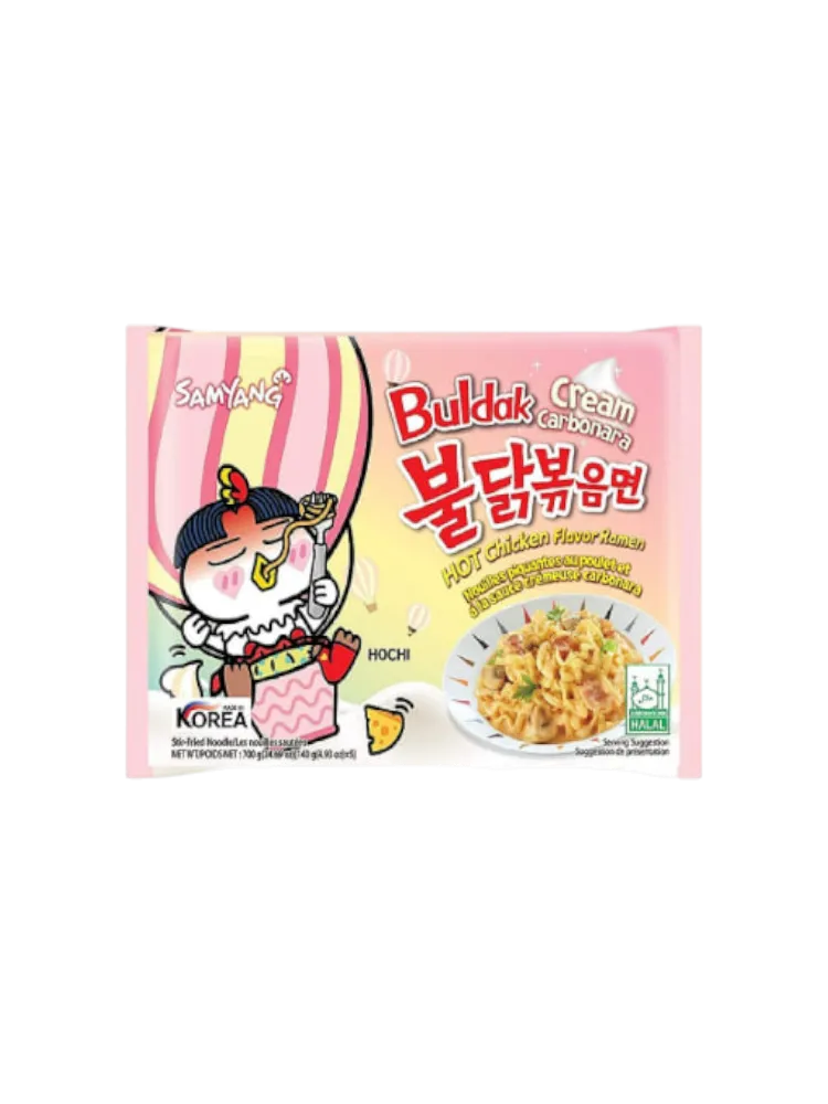 Рамен Samyang buldak cream carbonara без бульона