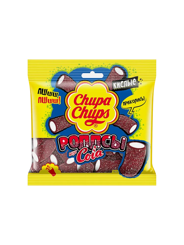 МАРМЕЛАД CHUPA CHUPS РОЛЛСЫ КОЛА 150ГР