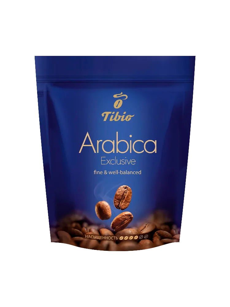 КОФЕ TIBIO ARABICA EXCLUSIVE 75Г РАСТВОРИМЫЙ Д/П