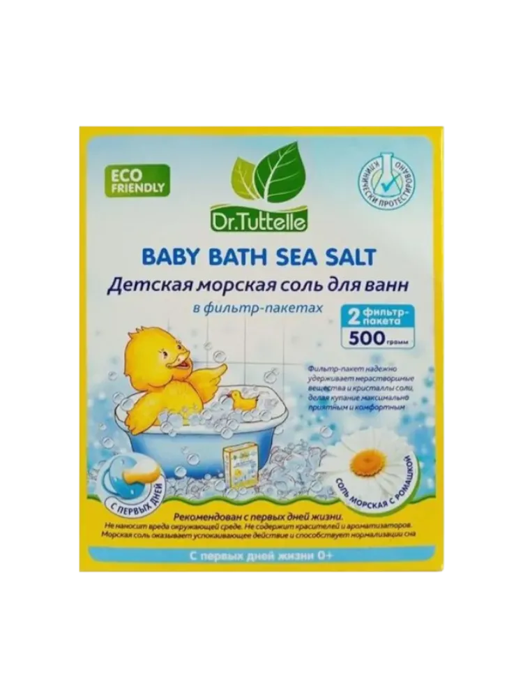 Соль д/ванн Dr.Tuttelle  морская с ромашкой 500гр