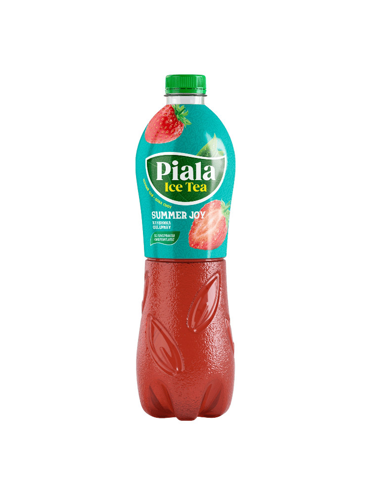 НАПИТОК PIALA ICE TEA 1,5Л КЛУБНИКА SUMMER JOY - фото 1
