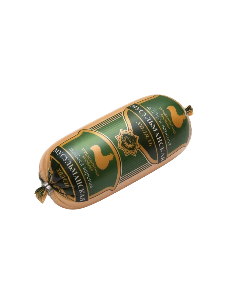 КОЛБАСА ЦБ 1КГ МУСУЛЬМАНСКАЯ ХАЛЯЛ ВАР