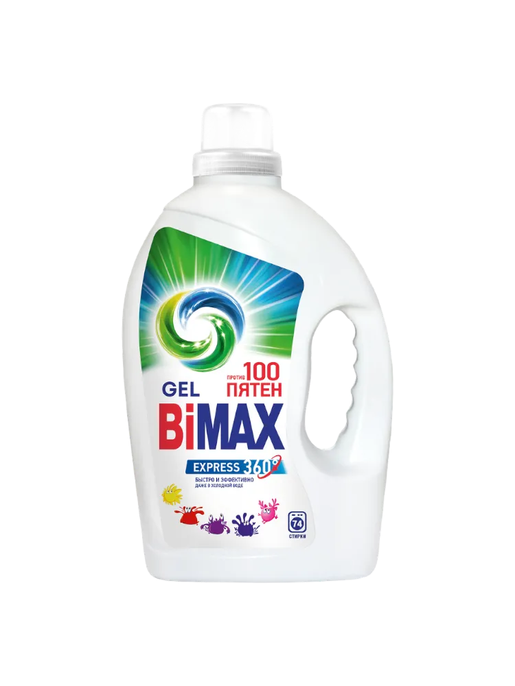 ГЕЛЬ Д/СТИРКИ BIMAX 2600МЛ 100ПЯТЕН