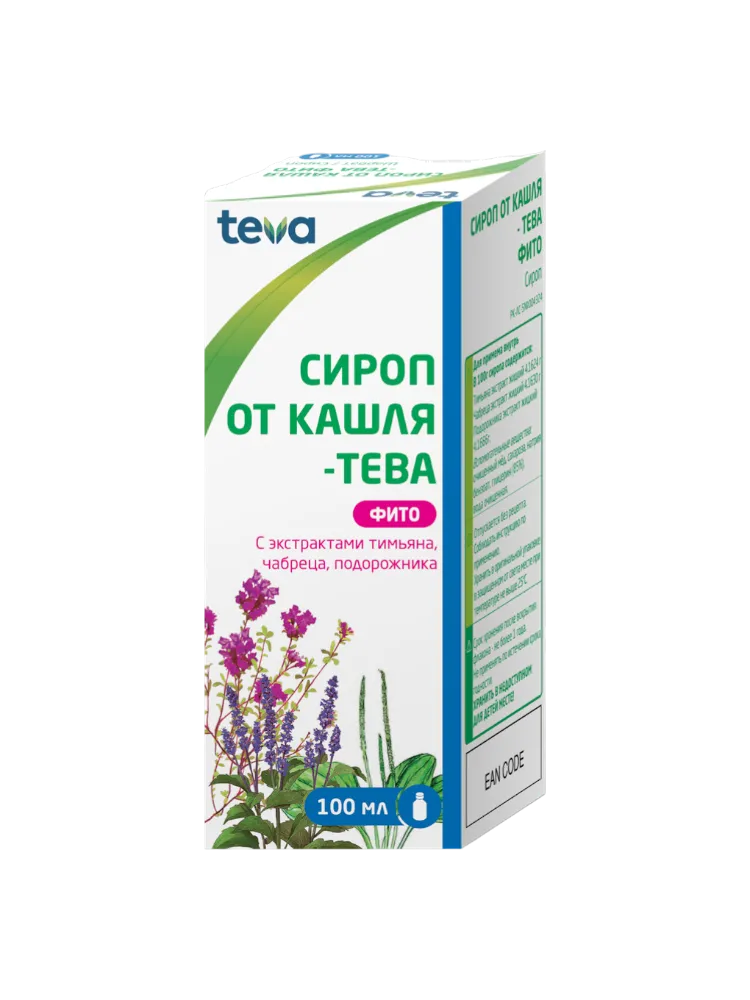 Сироп от кашля Тева  Фито 100мл - фото 1