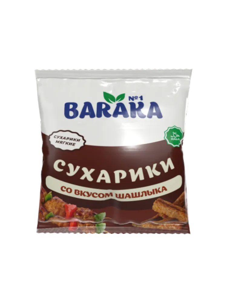 СУХАРИ BARAKA 100Г ШАШЛЫК
