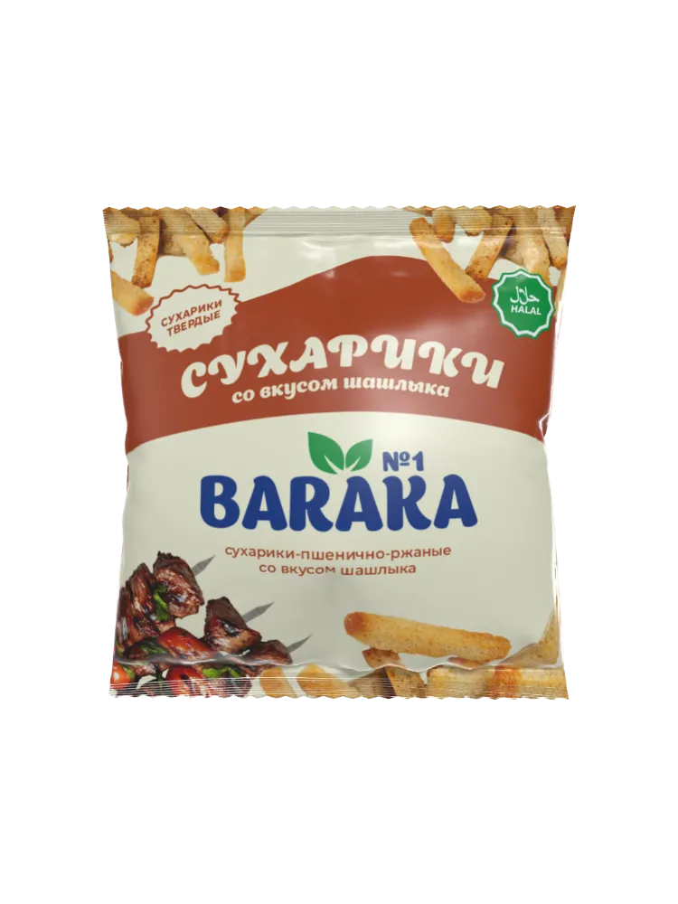 СУХАРИ BARAKA 40Г ШАШЛЫК