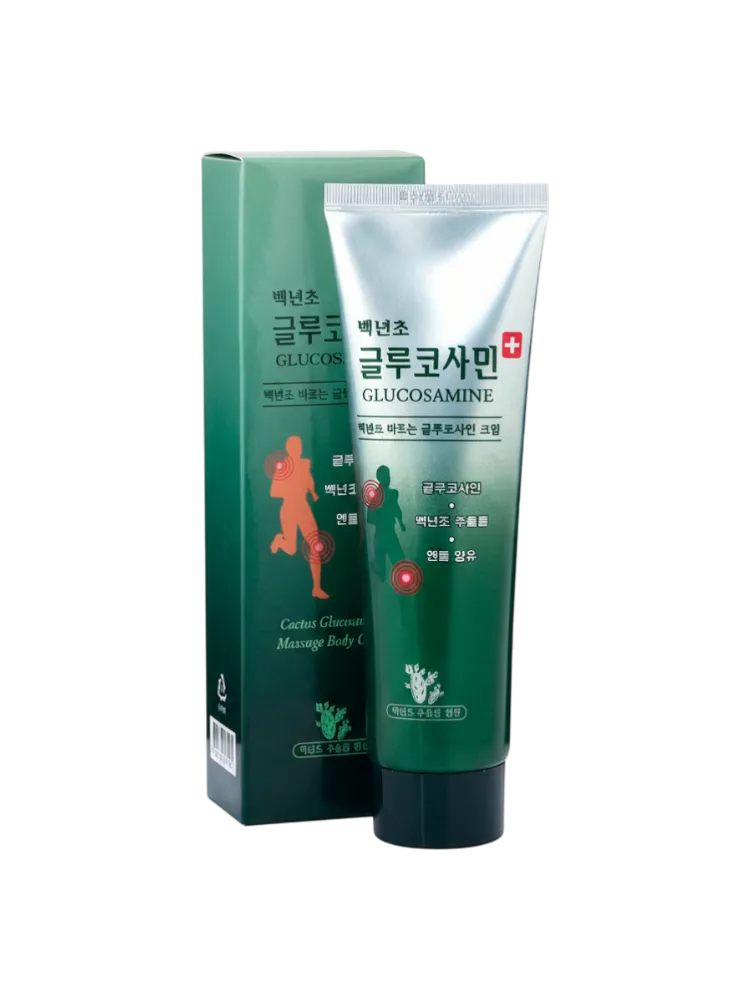 Крем-гель для суставов Cactus Glucosamine Massage Body Cream на основе глюкозамина.