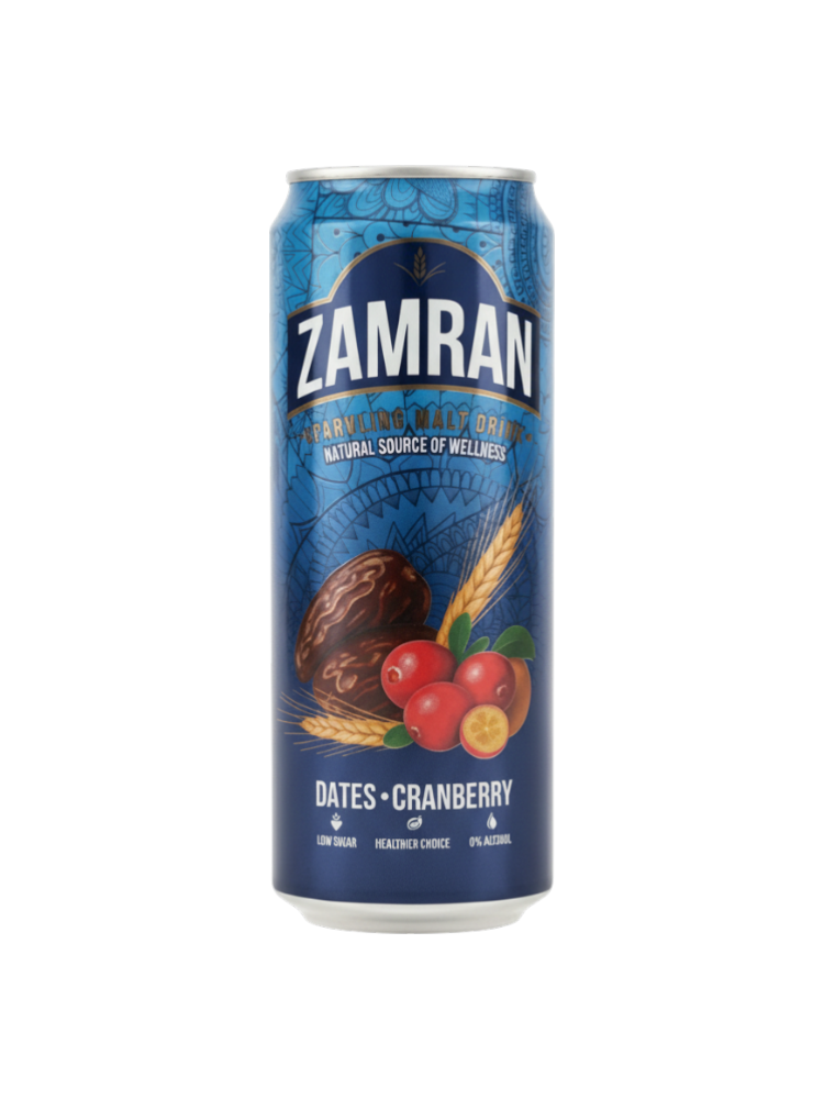 ПИВО ZAMRAN ФИНИК КЛЮКВА 0,45 ЖБ - фото 1