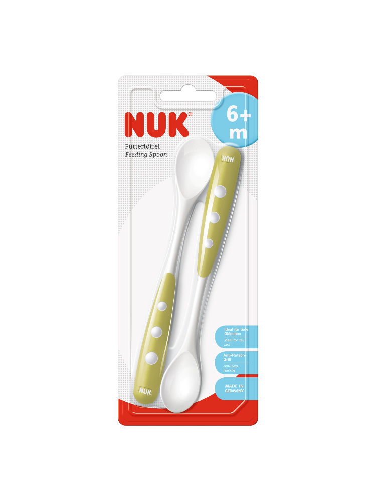 NUK Ложка для кормления 6+ мес 2 шт