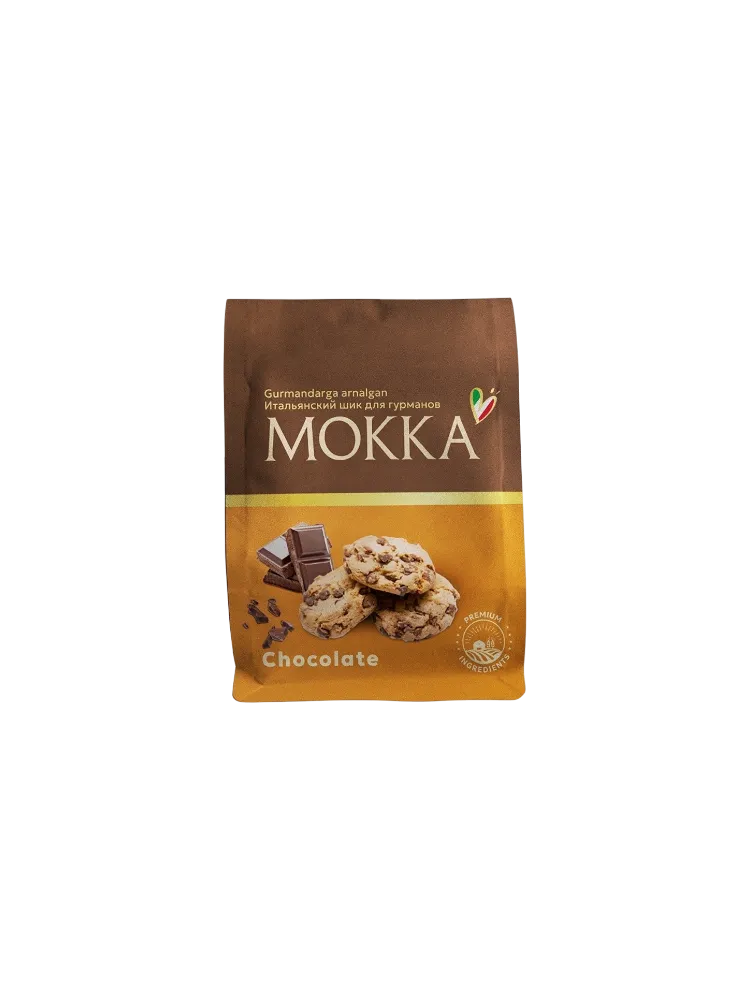 ПЕЧЕНЬЕ МОККА 150Г ШОК ГЛАЗУРЬ/БЕЛЬГИЙСКИЙ КАКАО - фото 1