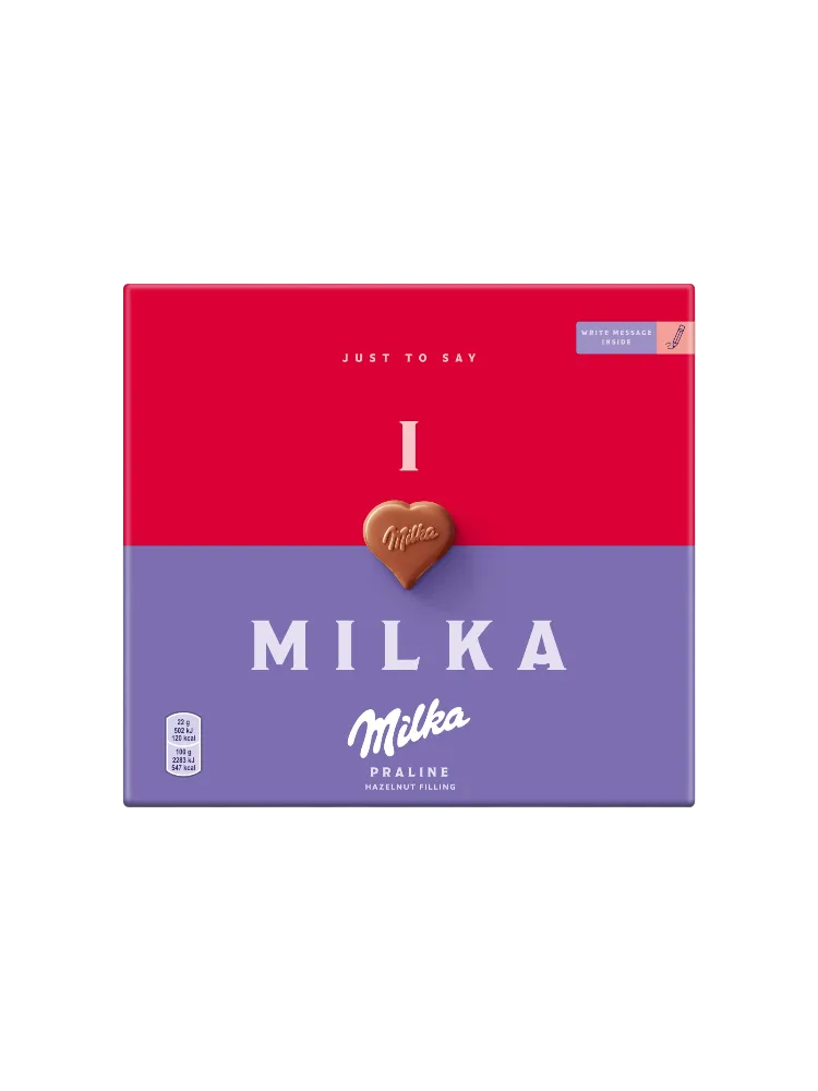 ШОКОЛАД MILKA 110Г МОЛ С ОРЕХОВОЙ НАЧИНКОЙ 