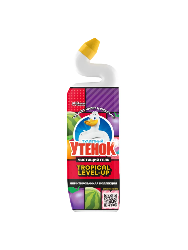 СР-ВО ТУАЛЕТНЫЙ УТЁНОК 800МЛ ФРУКТОВЫЙ Д/УНИТАЗА