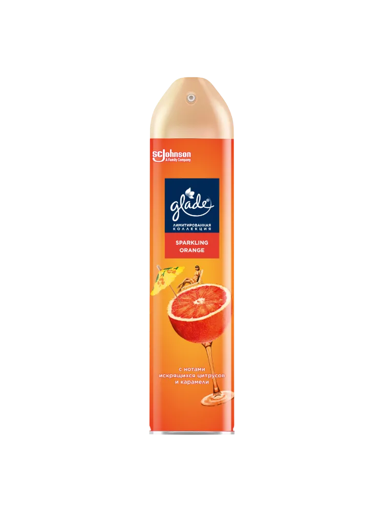 ОСВЕЖИТЕЛЬ GLADE 300МЛ SPARKLING ORANGE