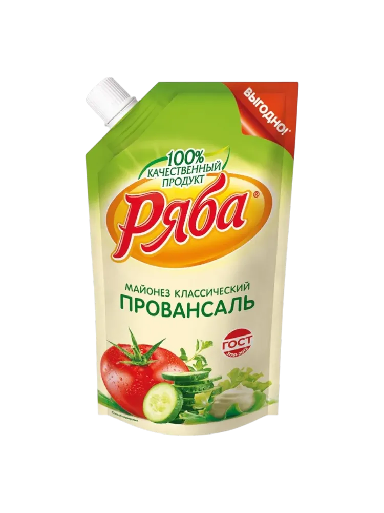 МАЙОНЕЗ РЯБА 192Г ПРОВАНСАЛЬ 50,5% Д/П
