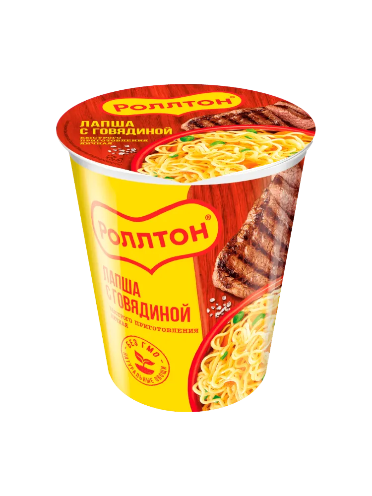 ПЮРЕ КАРТОФ РОЛТОН 55Г МЯСО
