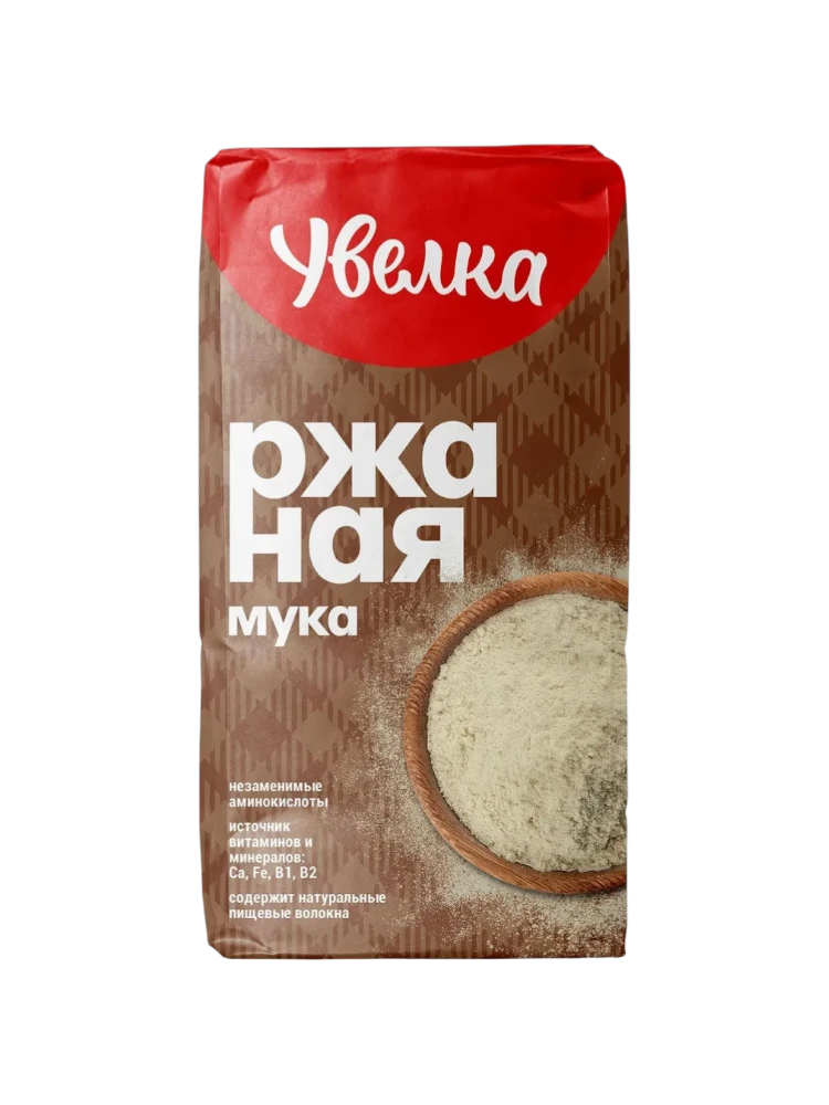 МУКА УВЕЛКА РЖАНАЯ ХЛЕБОПЕКАРНАЯ ОБДИРНАЯ 2КГ