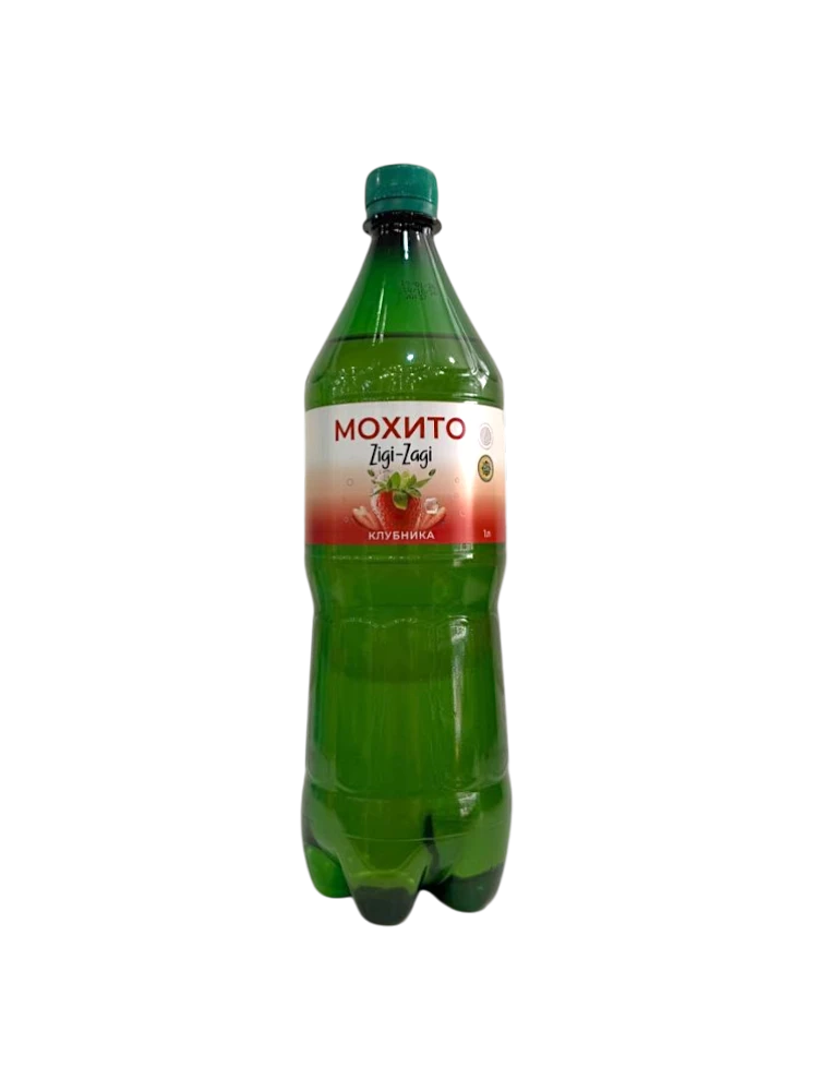 НАПИТОК ZIGI-ZAGI 1Л МОХИТО/КЛУБНИКИ PET - фото 1