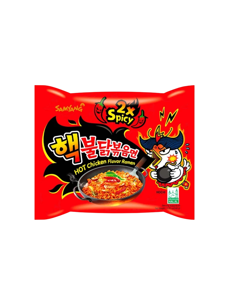 Рамен Samyang Hot Chicken Flavor Ramen 2x Spicy 140г