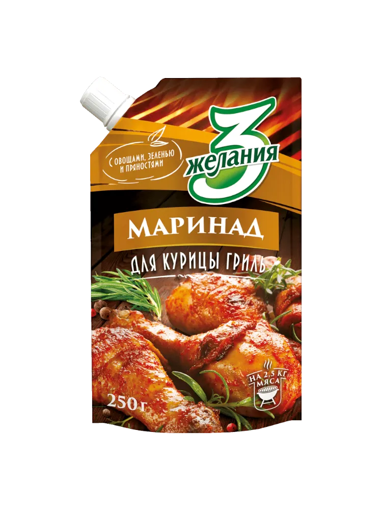 МАРИНАД 3 ЖЕЛАНИЯ ДЛЯ КУРИЦЫ 250Г Д/П