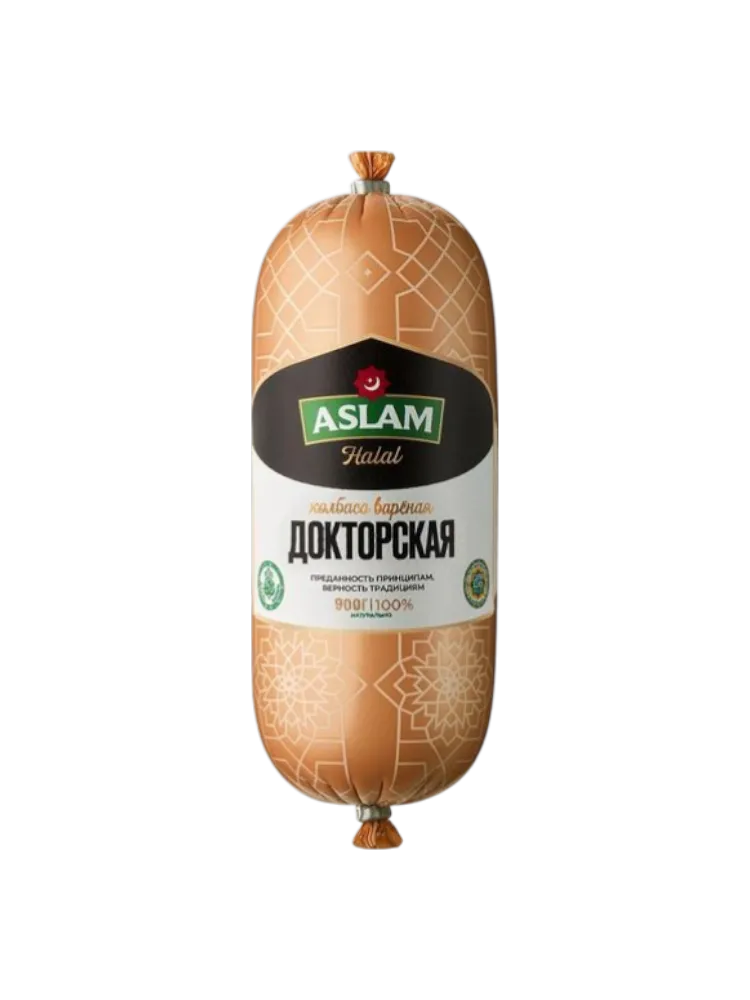 КОЛБАСА ASLAM ДОКТОРСКАЯ ВАР КЛАССИЧЕСКАЯ 900Г