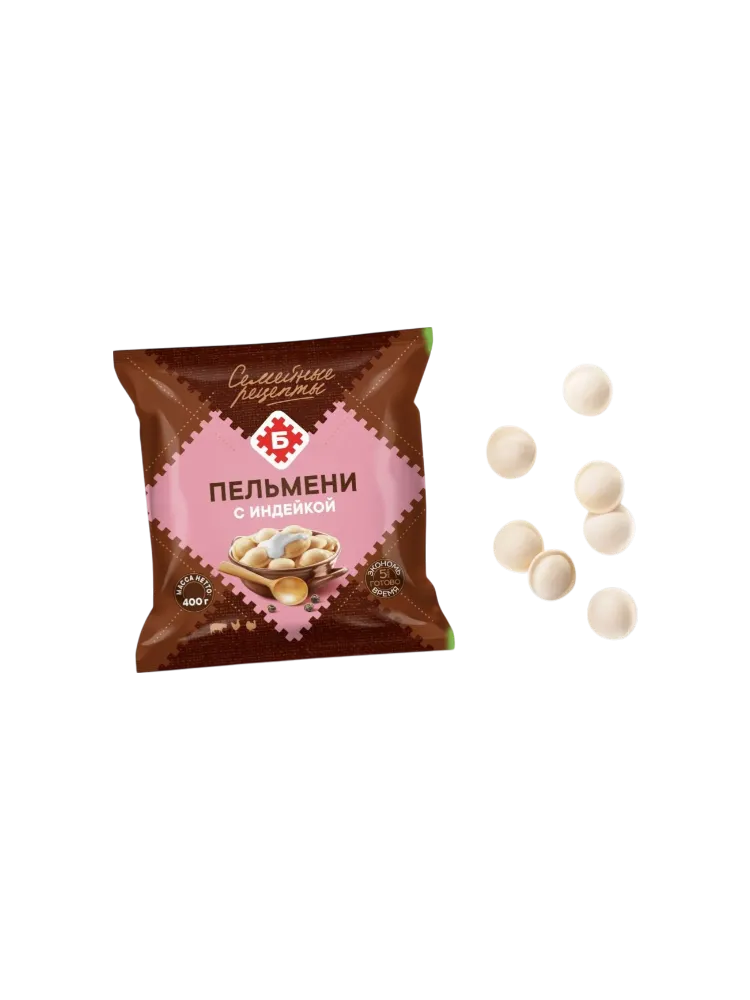 ПЕЛЬМЕНИ БРЕСТСКИЙ 400 ИНДЕЙКА