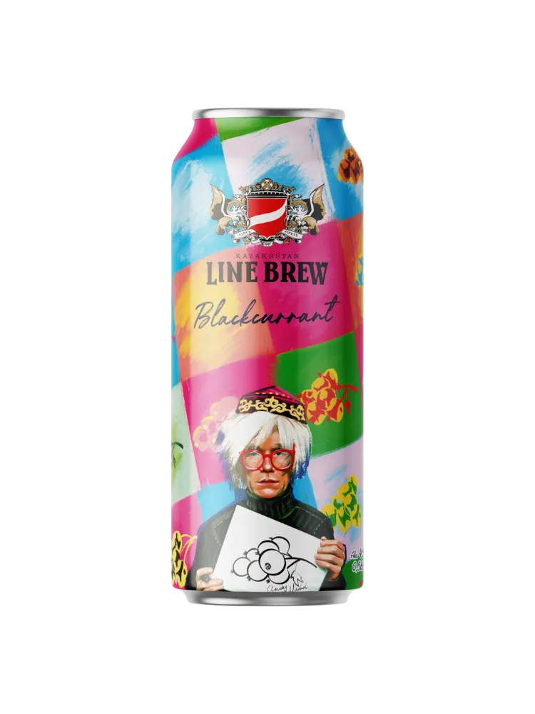 ПИВО LINE BREW 0,568Л BLACKCURRANT Ж/Б 4,5% - фото 1
