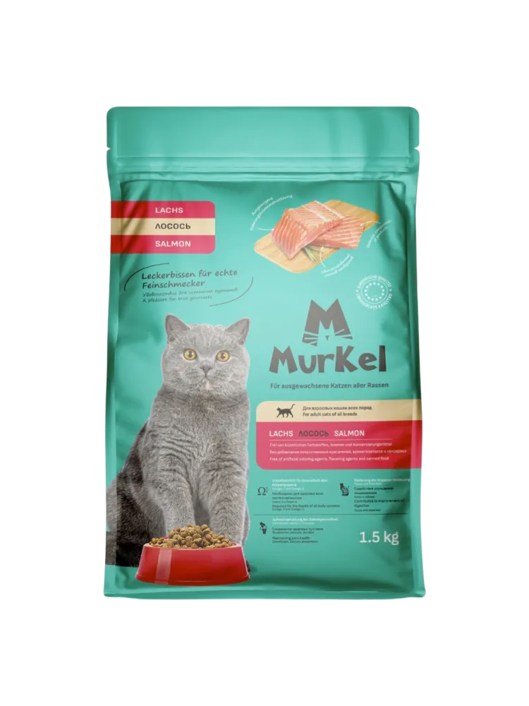 Murkel для взрослых всех пород лосось 1.5 кг