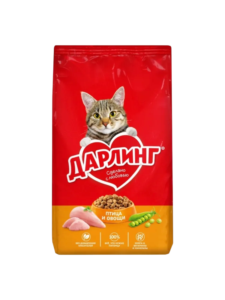 Darling для взрослых птица, овощи 0.76 кг