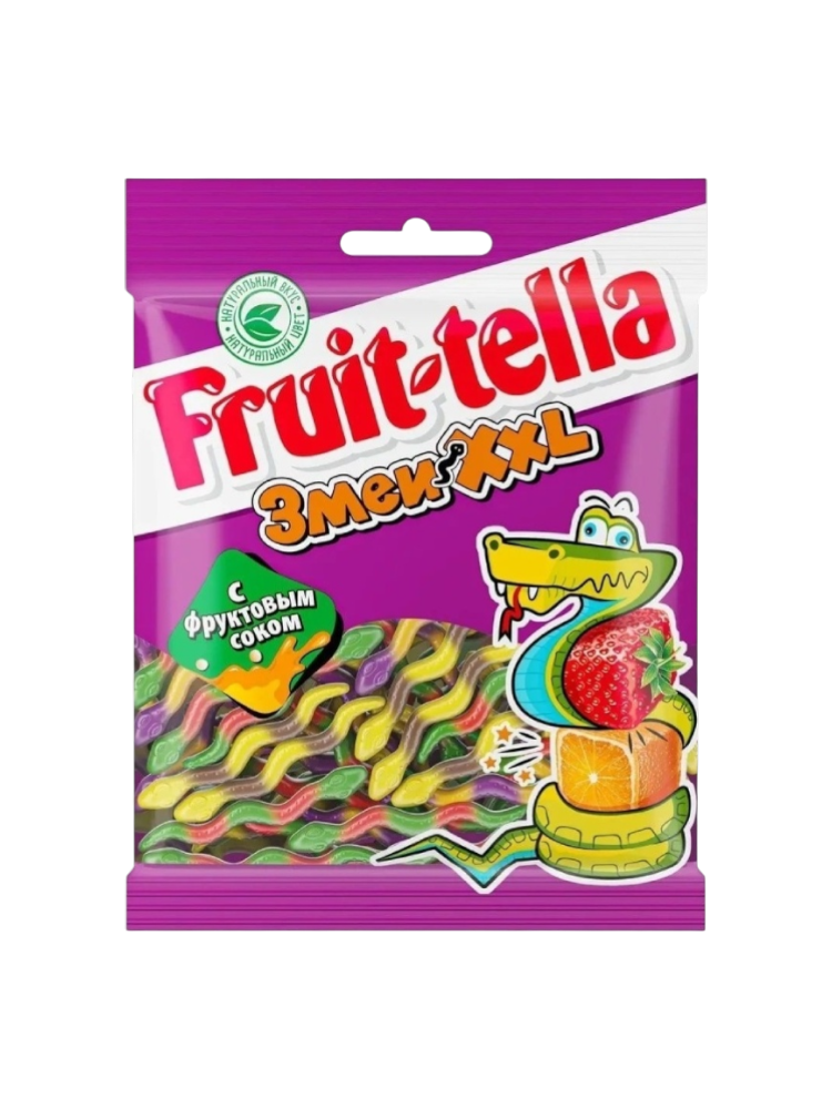 ЖЕВ МАРМЕЛАД FRUITTELLA 70Г ЗМЕИ XXL 