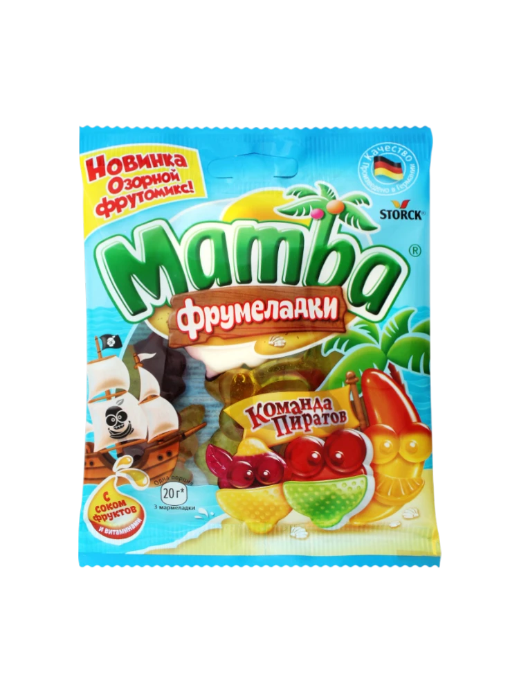 ЖЕВ МАРМЕЛАД MAMBA 70Г КОМАНДА ПИРАТОВ