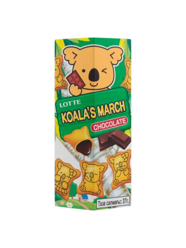 LOTTE ПЕЧЕНЬЕ KOALAS MARCH 37Г С ШОК НАЧ
