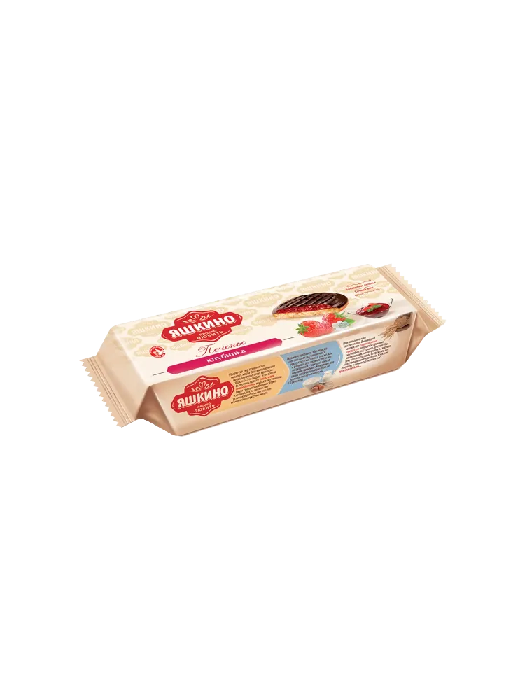 ЯШКИНО ПЕЧЕНЬЕ 137Г СДОБНОЕ КЛУБНИКА