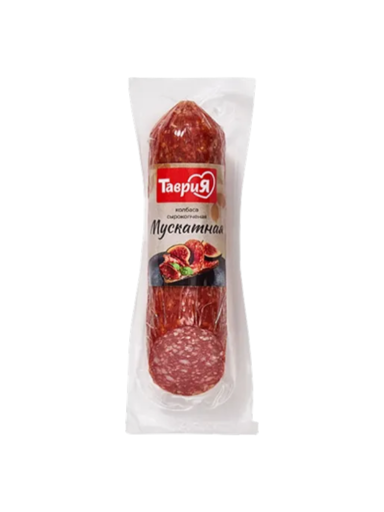 ТАВРИЯ КОЛБАСА МУСКАТНАЯ С/К 250Г 