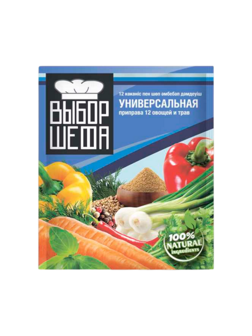 ПРИПРАВА ВЫБОР ШЕФА "12 ОВОЩЕЙ И ТРАВ" 20ГР