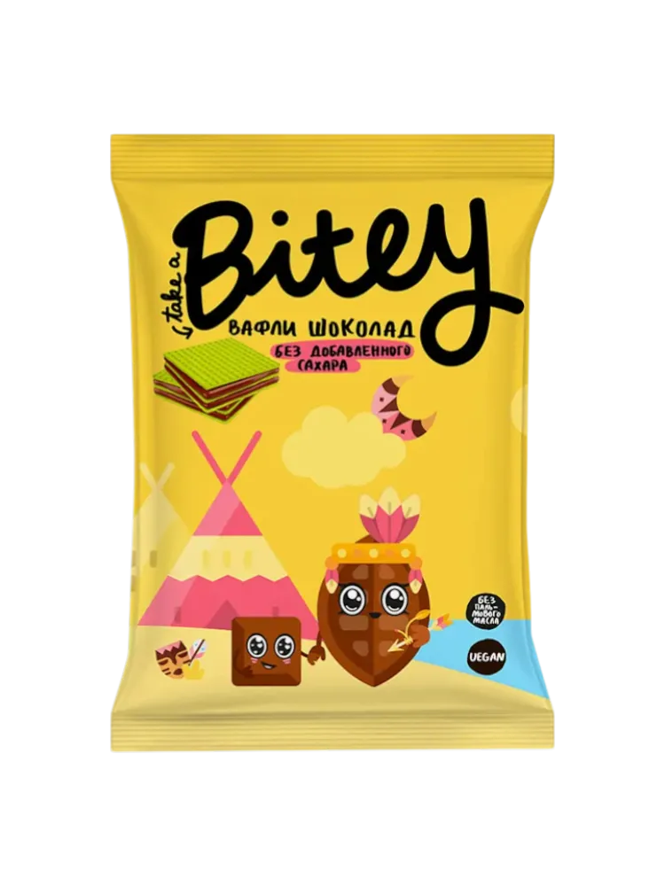 ВАФЛИ BITEY ШОКОЛАД 35Г