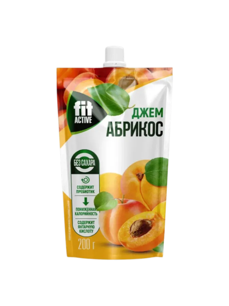 ДЖЕМ FITDELICE СО СТЕВИЕЙ АБРИКОС 200Г