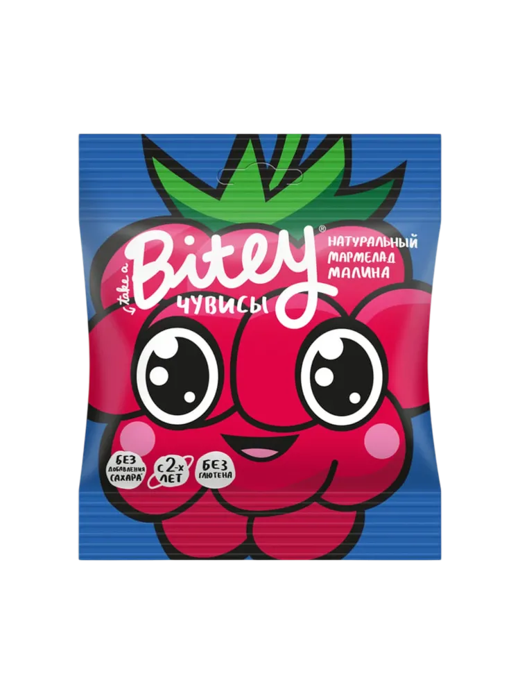 МАРМЕЛАД ФРУКТОВО-ЯГОДНЫЙ BITEY ЧУВИС МАЛИНА