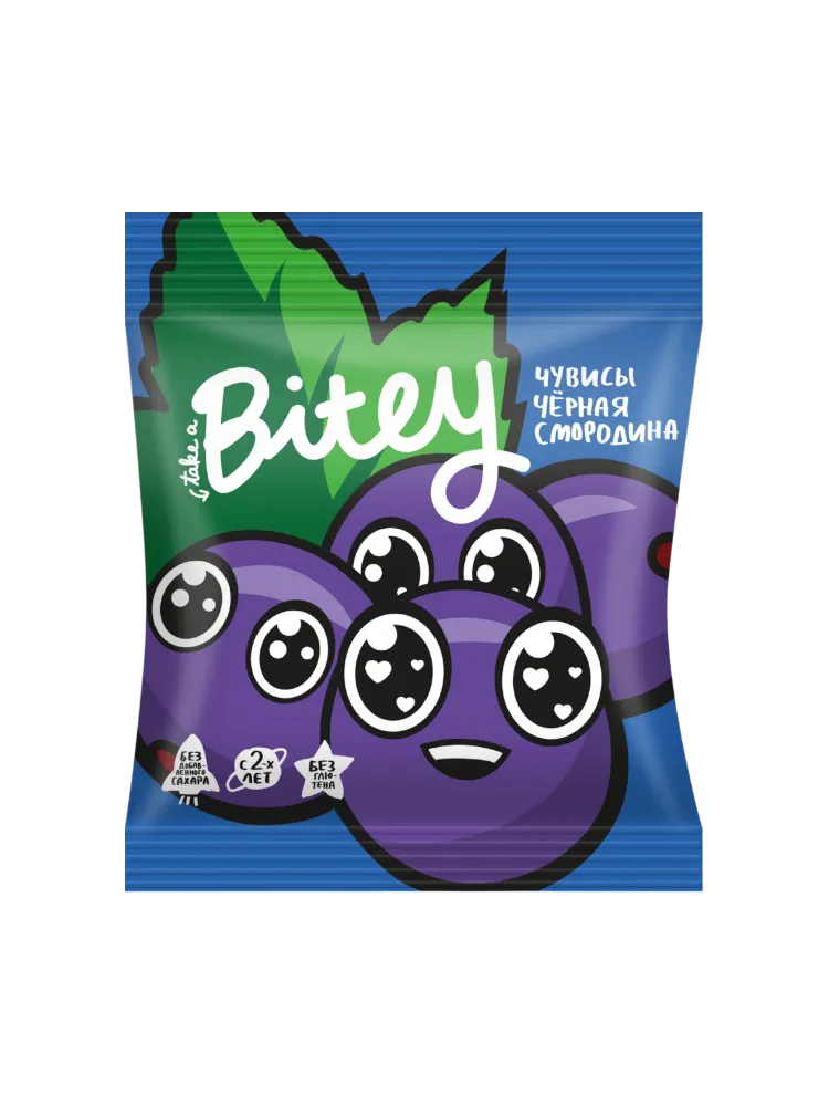 МАРМЕЛАД ФРУКТОВО-ЯГОДНЫЙ BITEY ЧУВИС ЧЕРНАЯ СМОРОДИНА
