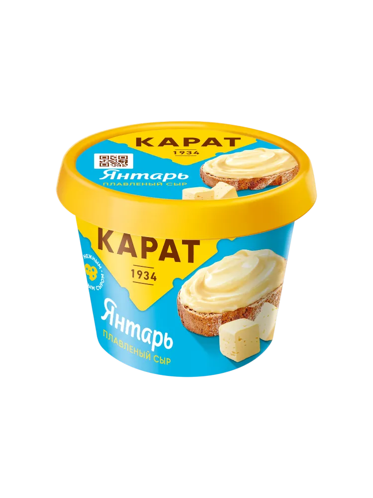 СЫР КАРАТ ЯНТАРЬ ПЛАВЛ 45% 230Г