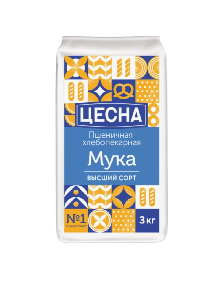 МУКА ЦЕСНА 3КГ В/С 