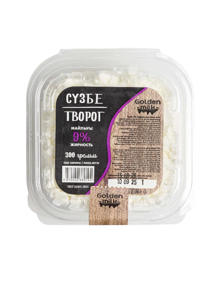 ТВОРОГ GOLDEN MILK 300Г 9%