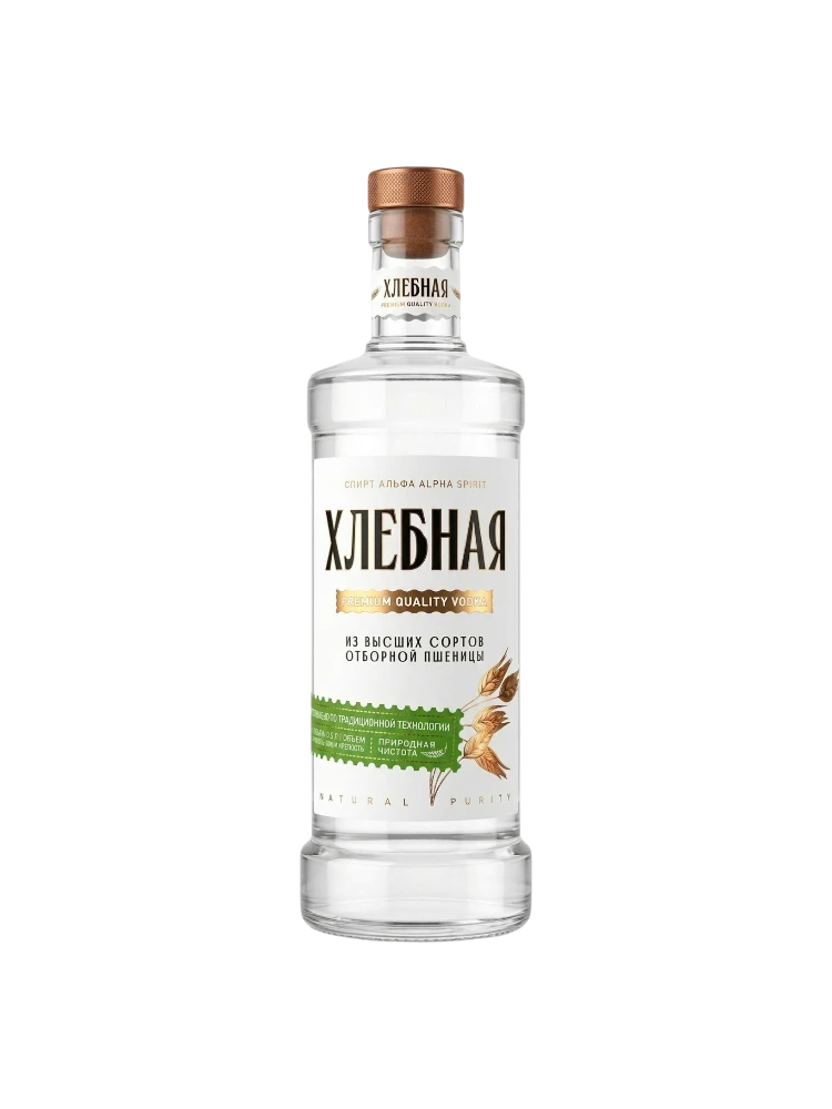 ВОДКА ХЛЕБНАЯ 0,45Л 38% - фото 1
