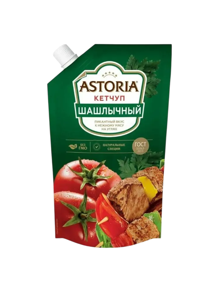 КЕТЧУП ASTORIA 200Г ШАШЛЫЧНЫЙ