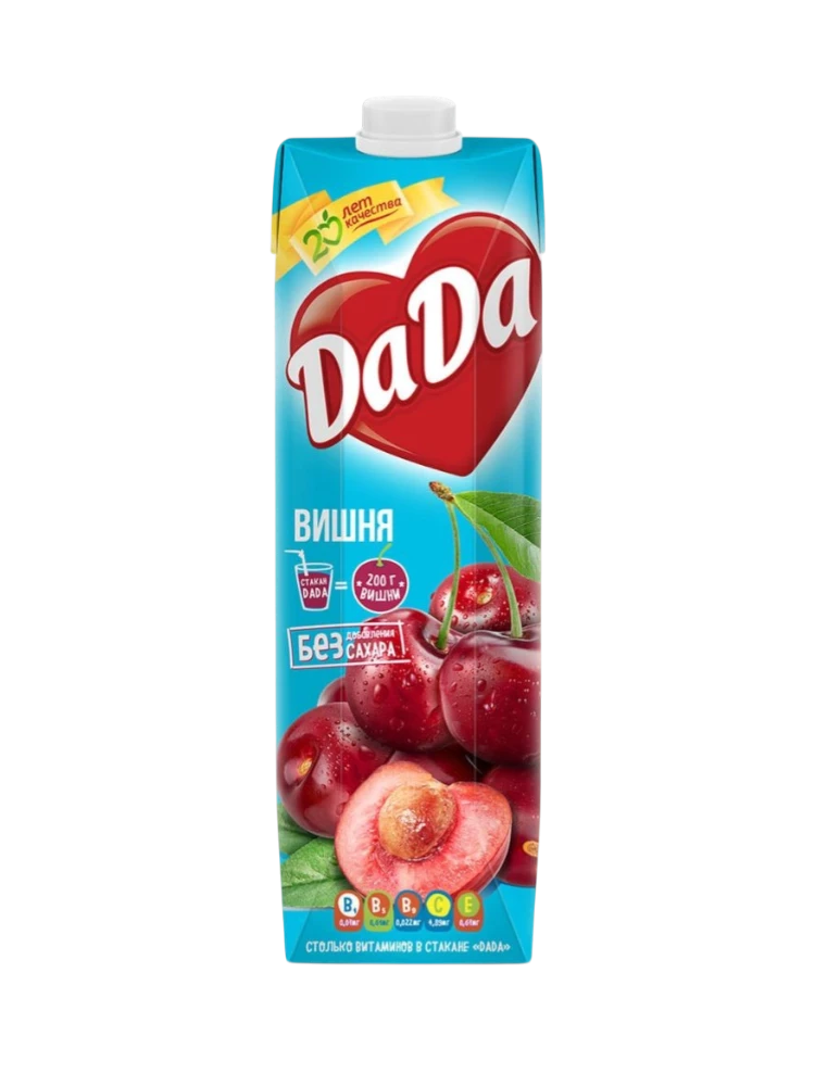 СОК DА DA 0,95Л ВИШНЯ+DАDA ЯБЛОКО+DАDА МАНГО - фото 1