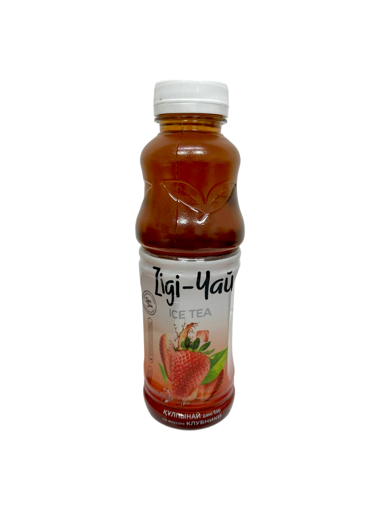 ЧАЙ ХОЛ ZIGI-ЧАЙ 0,475Л ЧЕРНЫЙ КЛУБНИКА ПЛ/Б