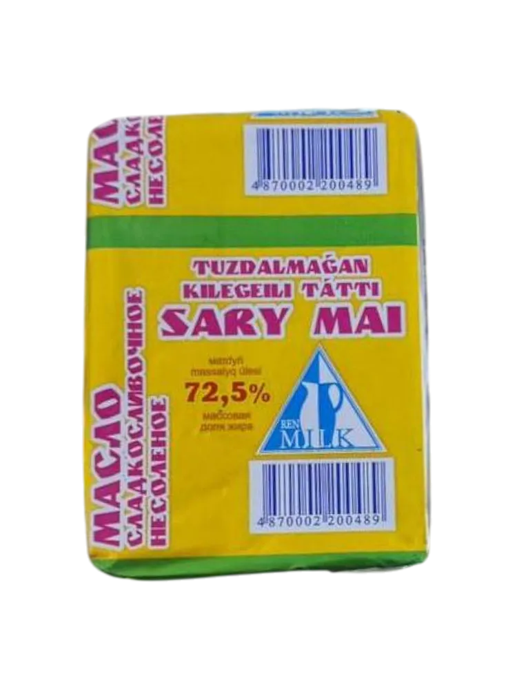 МАСЛО СЛИВ 200Г 72.5% REN-MILK