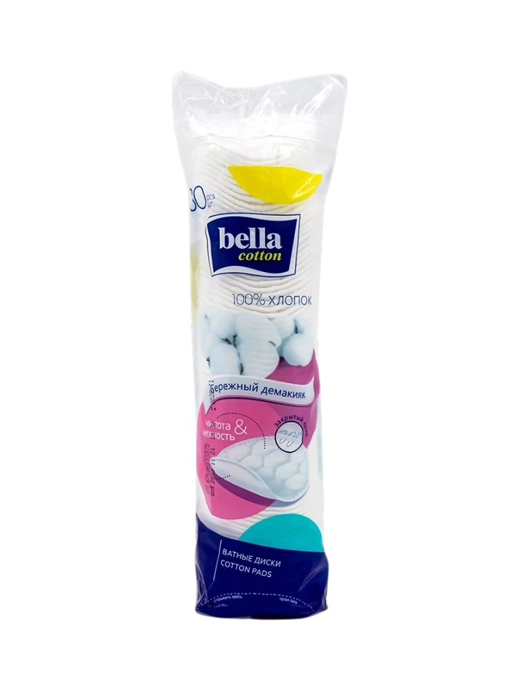 ВАТНЫЕ ДИСКИ BELLA 80ШТ.