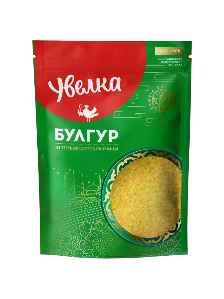 КРУПА УВЕЛКА 450Г ПШЕНИЧНАЯ БУЛГУР