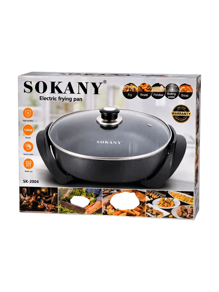Электрическая сковорода Sokany SK-2004 