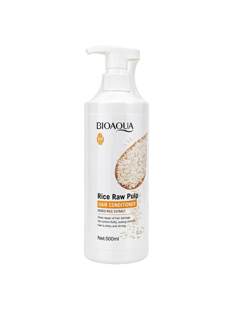 Кондиционер для волос Bioaqua Rice Raw Pulp с экстрактом риса, 500 мл